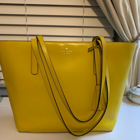 Kate Spade Yellow Tote Bag - Picture 3 of 11
